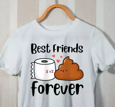 Couple t-shirts bffs for life - TenStickers