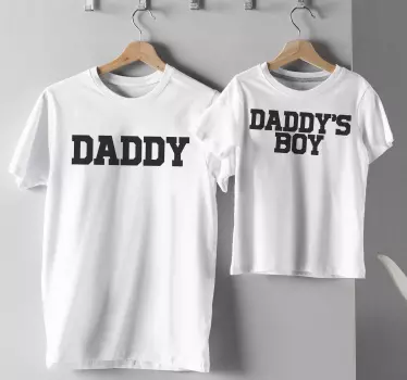 Father and son t-shirts daddy and boy tees - TenStickers
