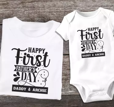 First father's day Father's day t shirt - TenStickers