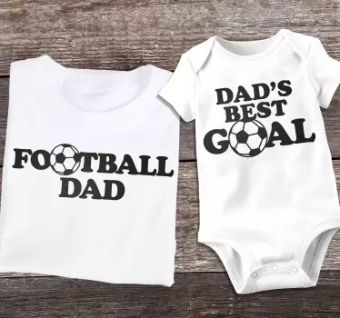 Football father Father  and son matching shirts - TenStickers