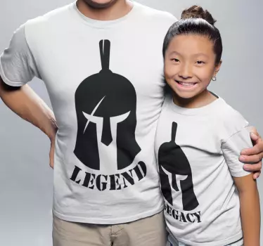 Legendary father and son t-shirts - TenStickers