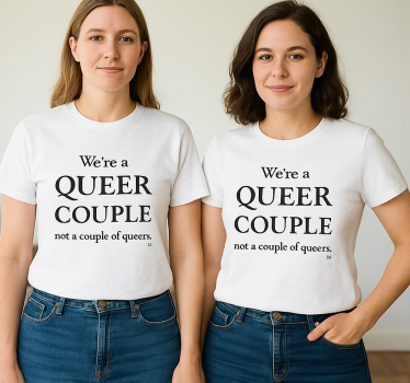 Lgbtq couple t-shirts - TenStickers