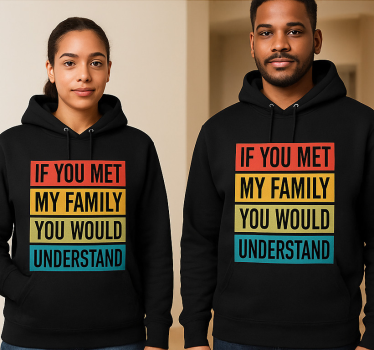 Matching t shirt meet my family & get to know - TenStickers