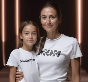 Mom and Daughter t shirts - TenStickers