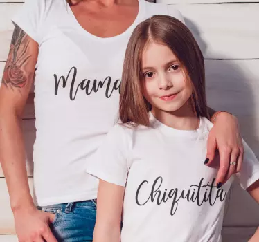 Mother and daughter t-shirt matching family tees - TenStickers