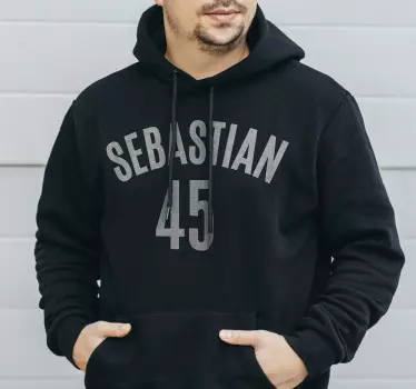 Number T-shirts with name - TenStickers