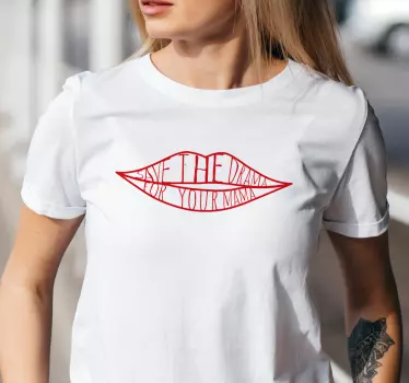 "Save the drama for your mama" t-shirt - TenStickers