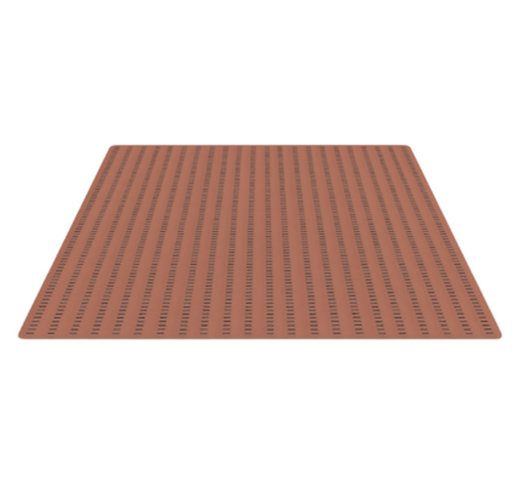 Dash line design outdoor vinyl rug - TenStickers