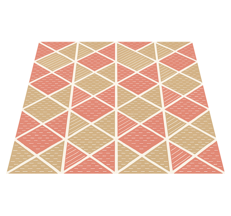 Vinyl rug for dining room Graphic Scandinavian Style - TenStickers