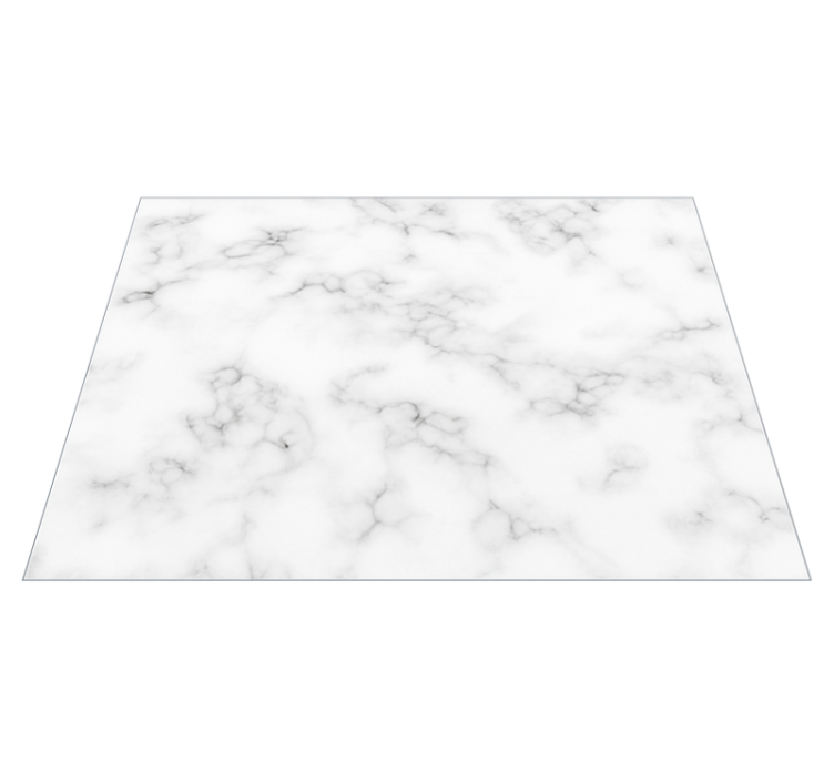 Kitchen vinyl rug with elegant marble design - TenStickers