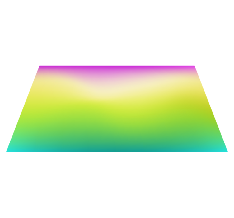 Gorgeous fluoroscent colored modern vinyl rug - TenStickers