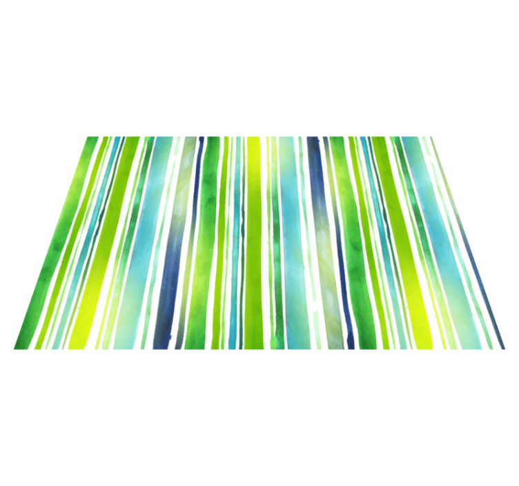 Vinyl carpet with watercolour stripes - TenStickers