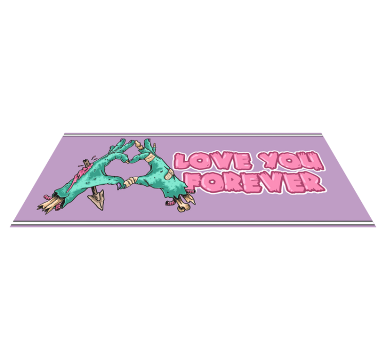 Affectionate Dinosaur Scene animal vinyl rug - TenStickers