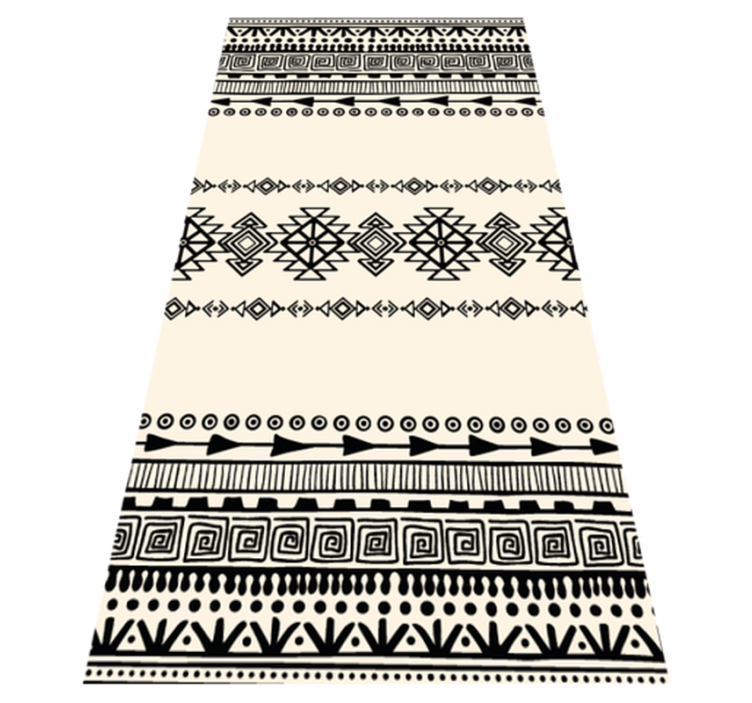 Tribal way ethnic vinyl hallway runner - TenStickers