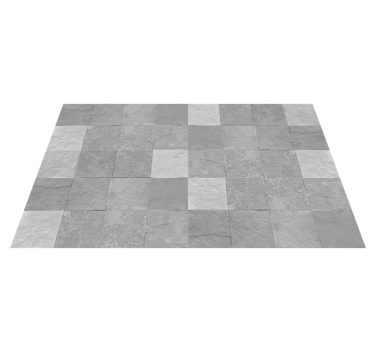 Marbled tile bathroom vinyl rug - TenStickers