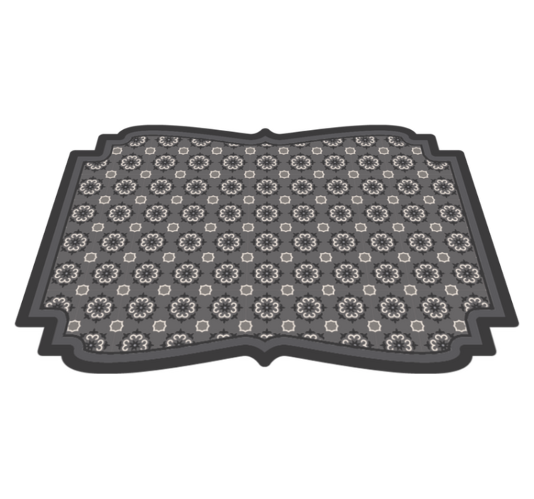Elegant Tilework mosaic vinyl rug - TenStickers