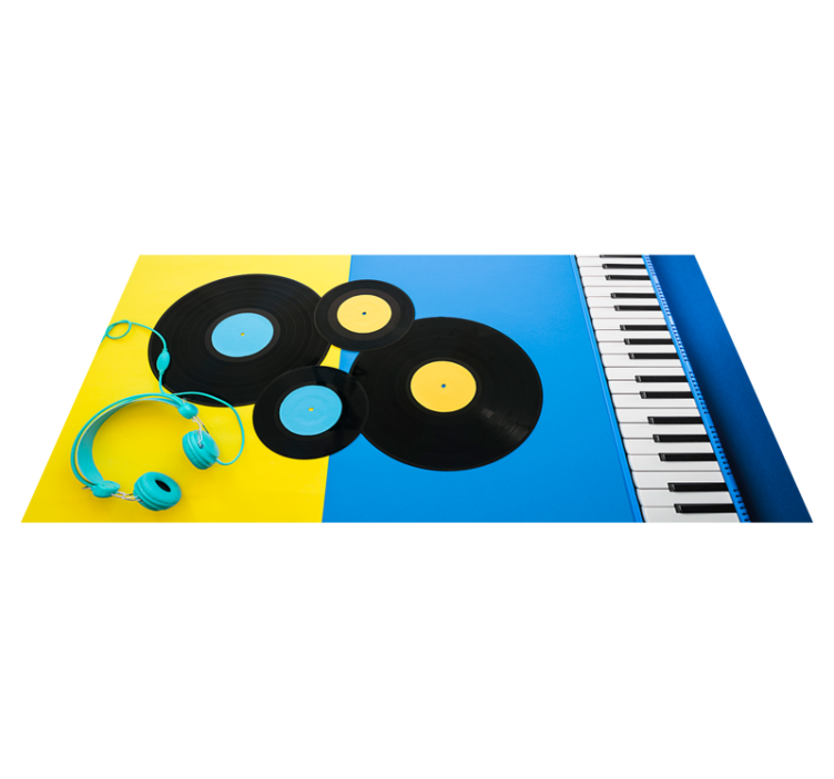 Musical Elements game vinyl rug - TenStickers