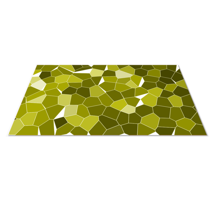 Angular Culinary Space kitchen vinyl rug - TenStickers