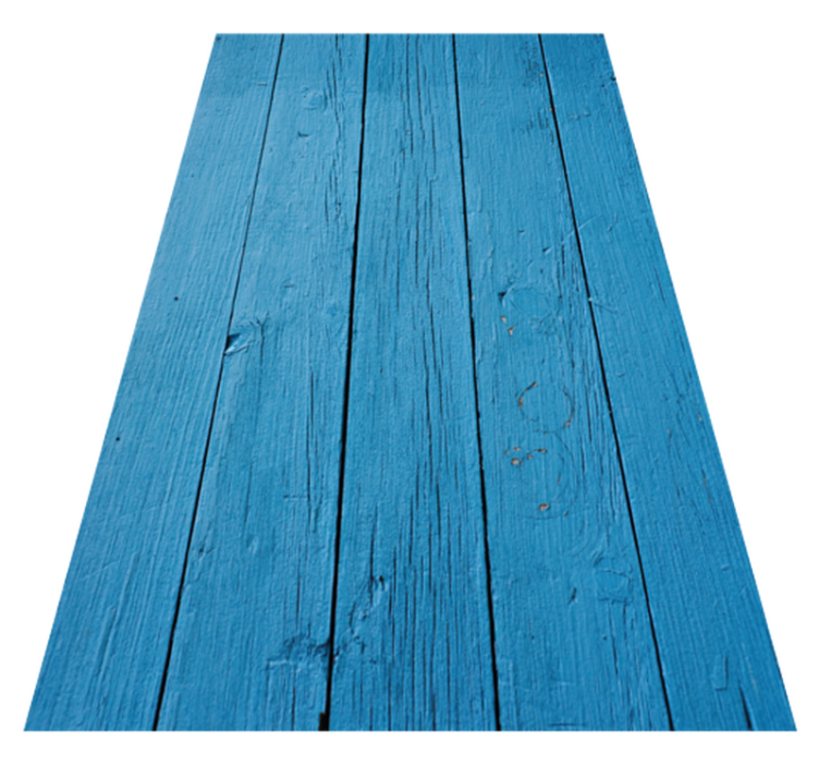 Rustic Plank Pattern wood effect vinyl rug - TenStickers