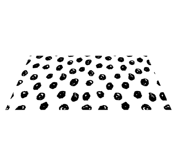 Spotted Abstract animal print vinyl rug - TenStickers
