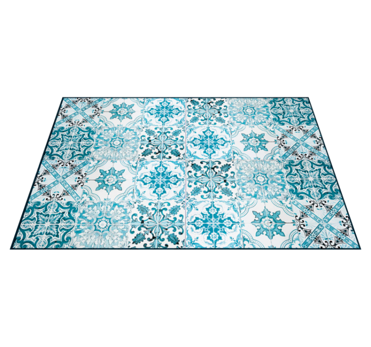 Mediterranean  tile carpet - TenStickers