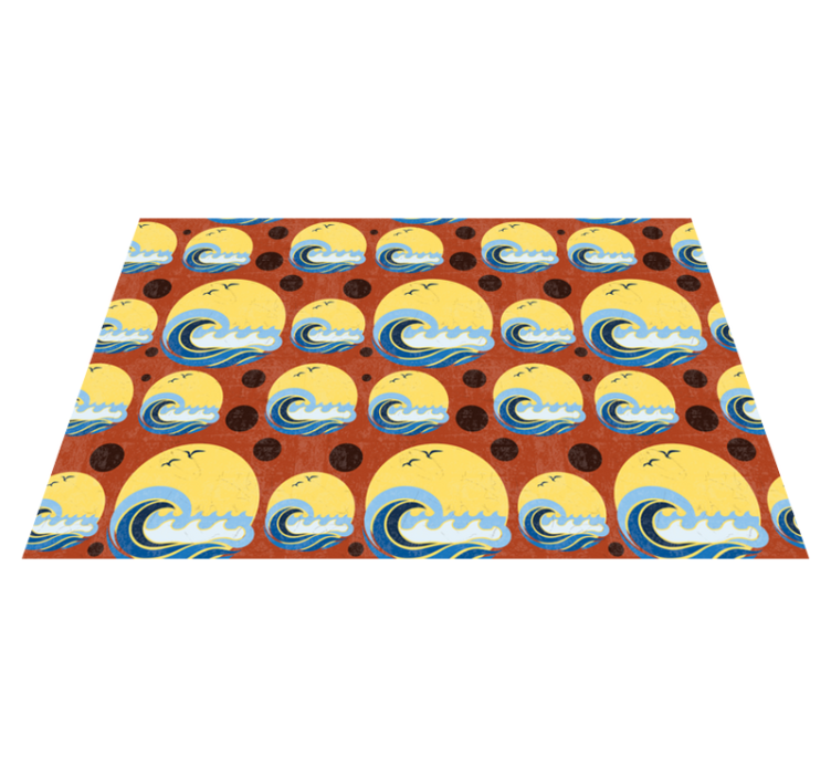 Seaside Imagery kids vinyl rug - TenStickers