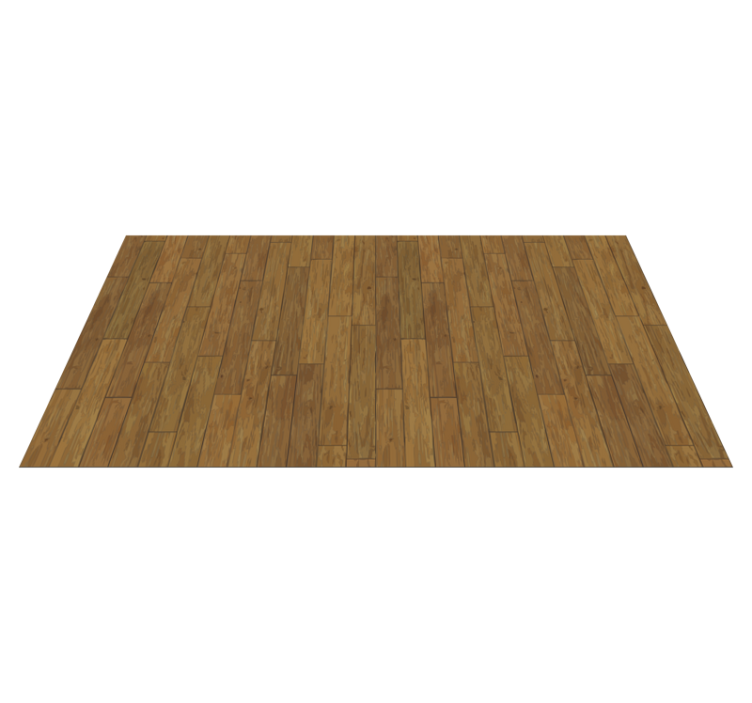 Wooden Plank Design wood effect vinyl rug - TenStickers