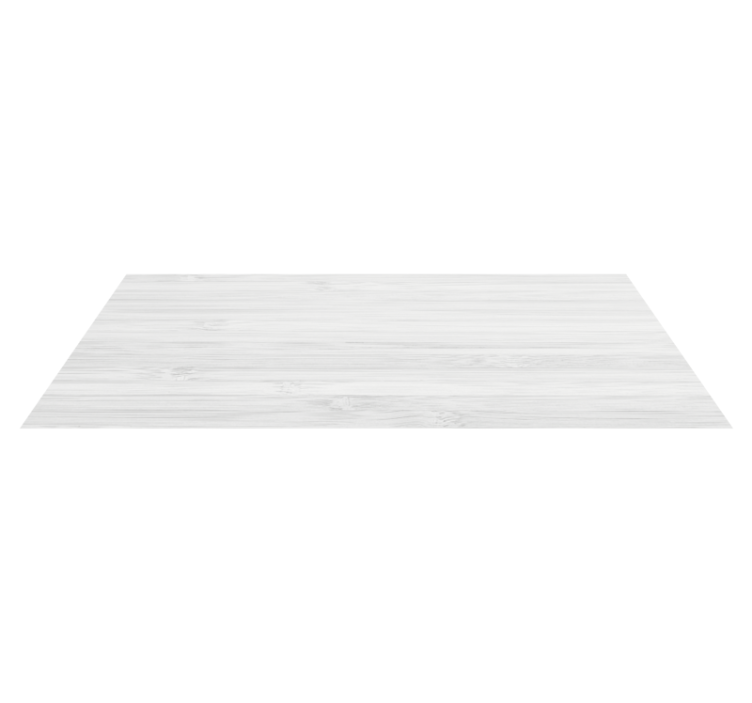 White wood texture vinyl kitchen mat - TenStickers