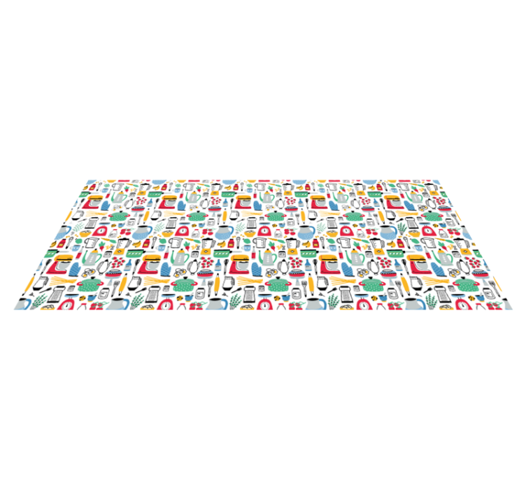 Letter Blocks alphabet vinyl rug - TenStickers