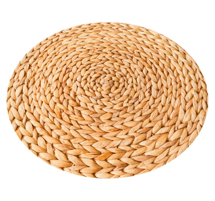 Braided Pattern textured vinyl rug - TenStickers