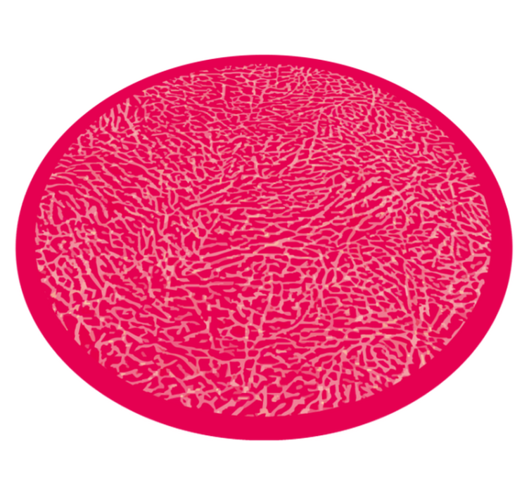 Textured vinyl rug in vivid pink design - TenStickers
