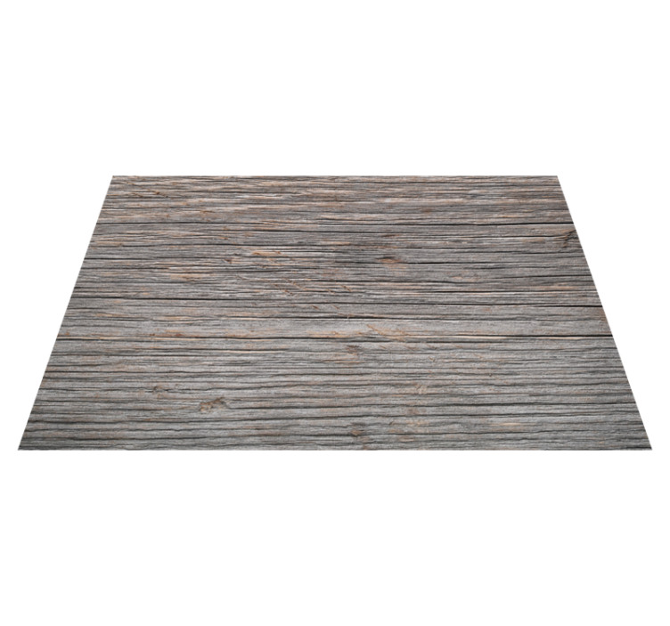 Aged Timber Finish wood effect vinyl rug - TenStickers