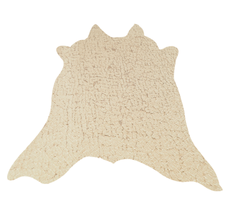 Faux cowhide design animal print vinyl rug - TenStickers