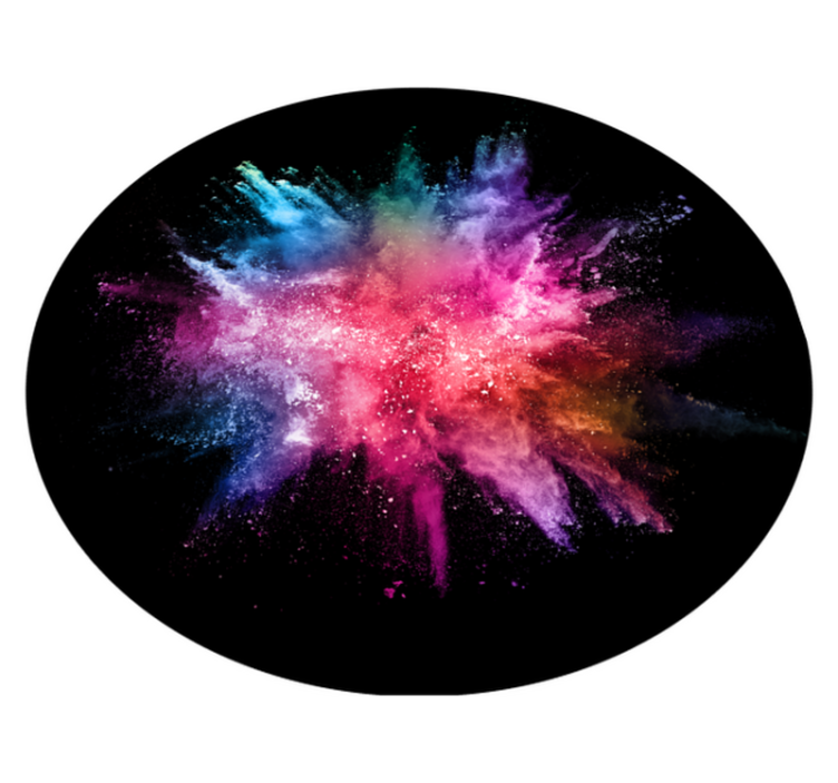 Powder explosion bedroom vinyl rug - TenStickers