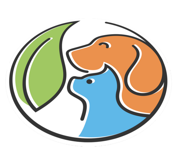 Conceptual animal faces animal vinyl rug - TenStickers