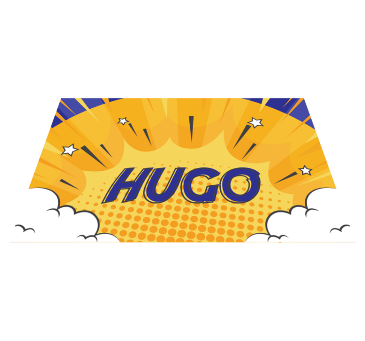 Bespoke valiant sunburst custom vinyl rug - TenStickers