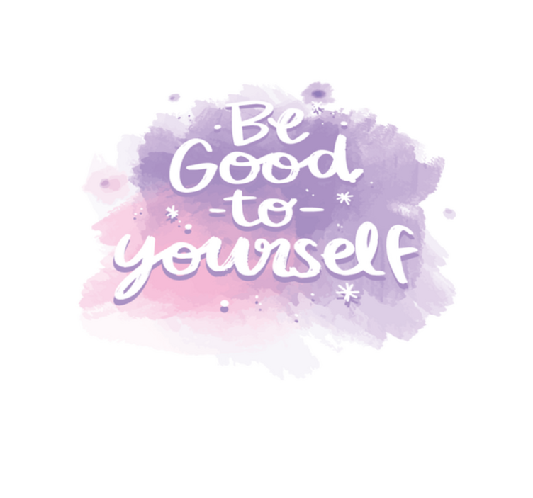 Be kind to yourself custom rug - TenStickers
