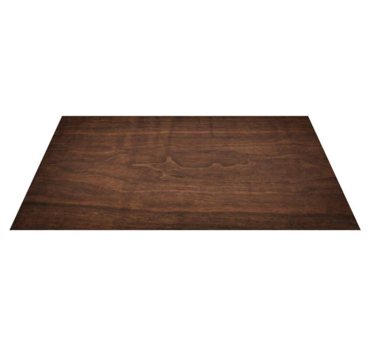 Rich Walnut Texture wood effect vinyl rug - TenStickers