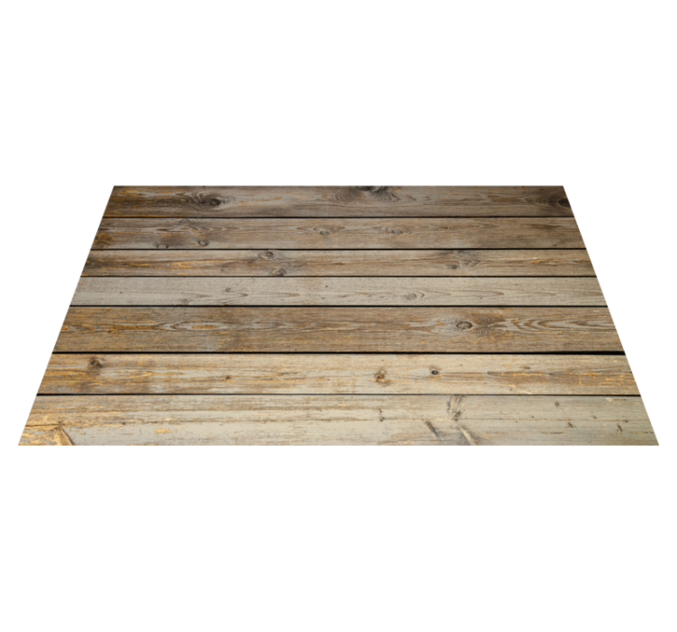 Rustic Surface wood effect vinyl rug - TenStickers