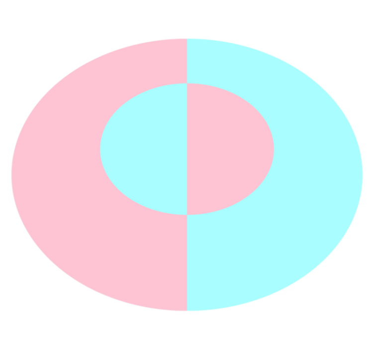 Circular Soft Hues modern vinyl rug - TenStickers