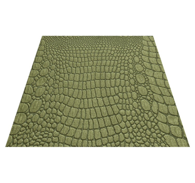 Crocodile Skin Effect textured vinyl rug - TenStickers