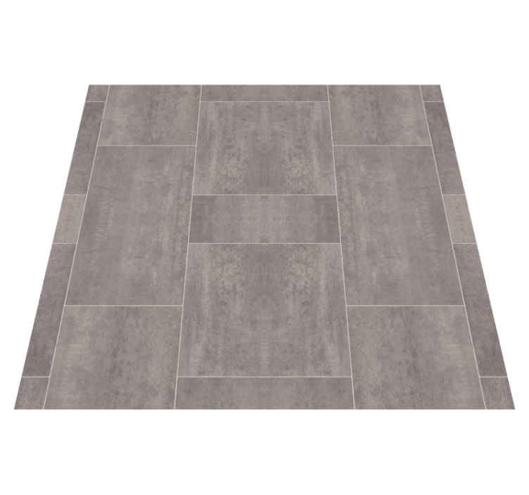 Textured grey tiles stone effect vinyl rug - TenStickers