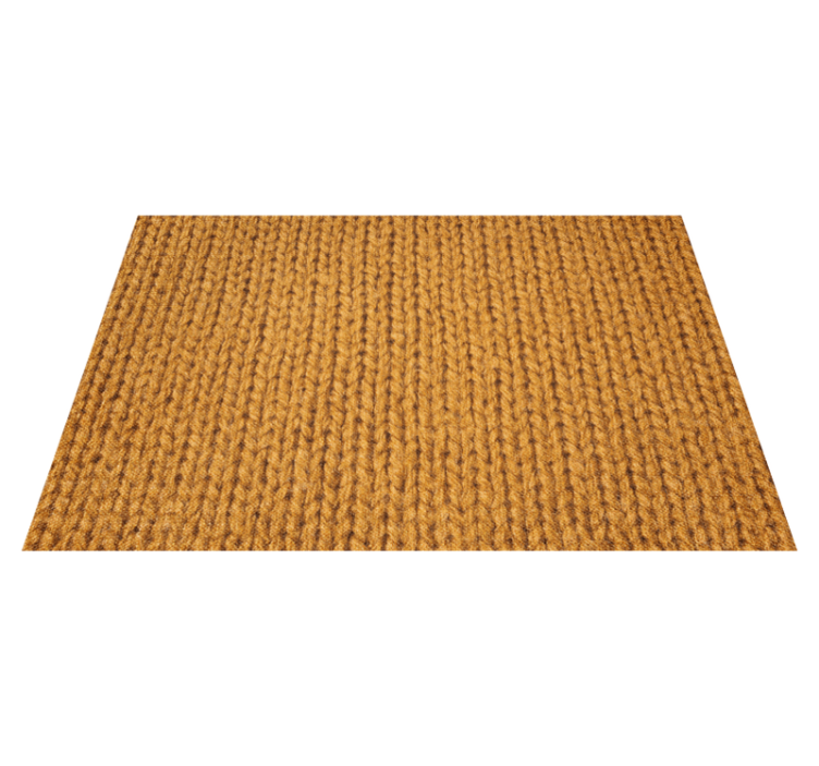 Knitted Pattern hall vinyl rug - TenStickers