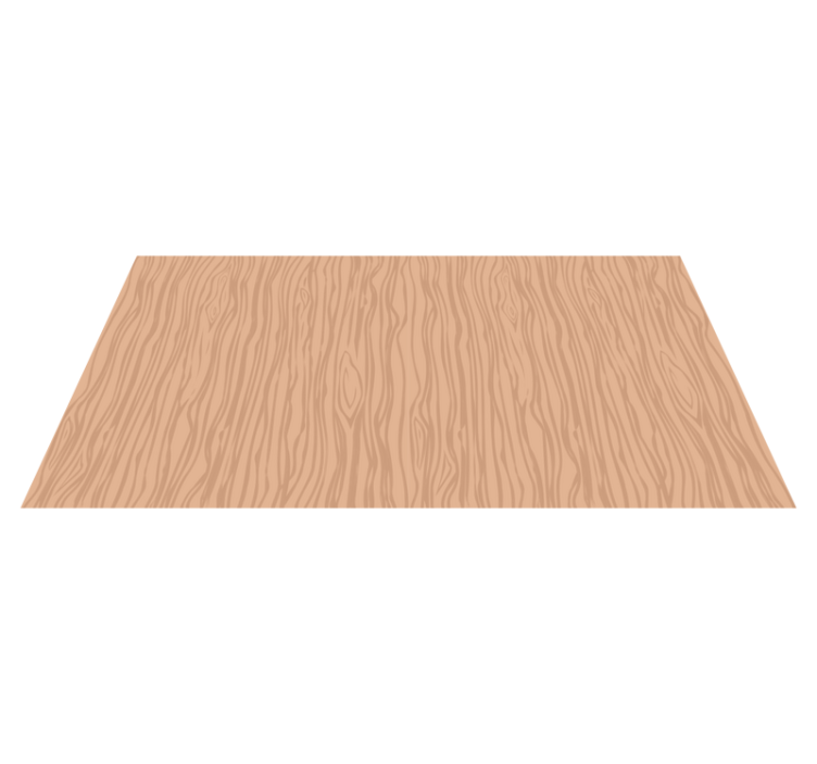 Natural Texture wood effect vinyl rug - TenStickers
