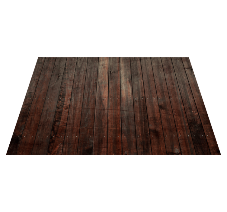Luxurious Timber Surface wood effect vinyl rug - TenStickers