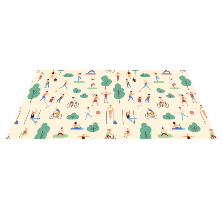 Active Play Scenes kids vinyl rug - TenStickers