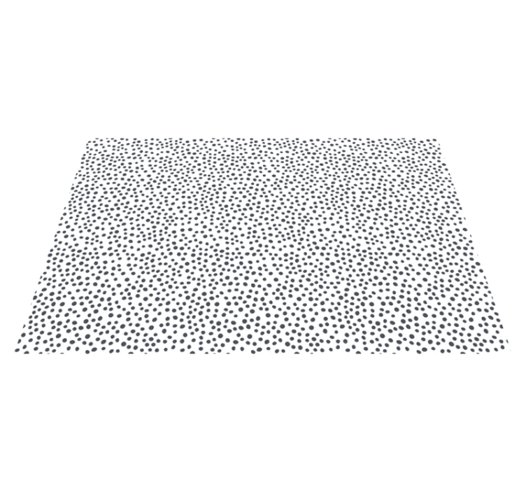 Black Dot Motif kids vinyl rug - TenStickers