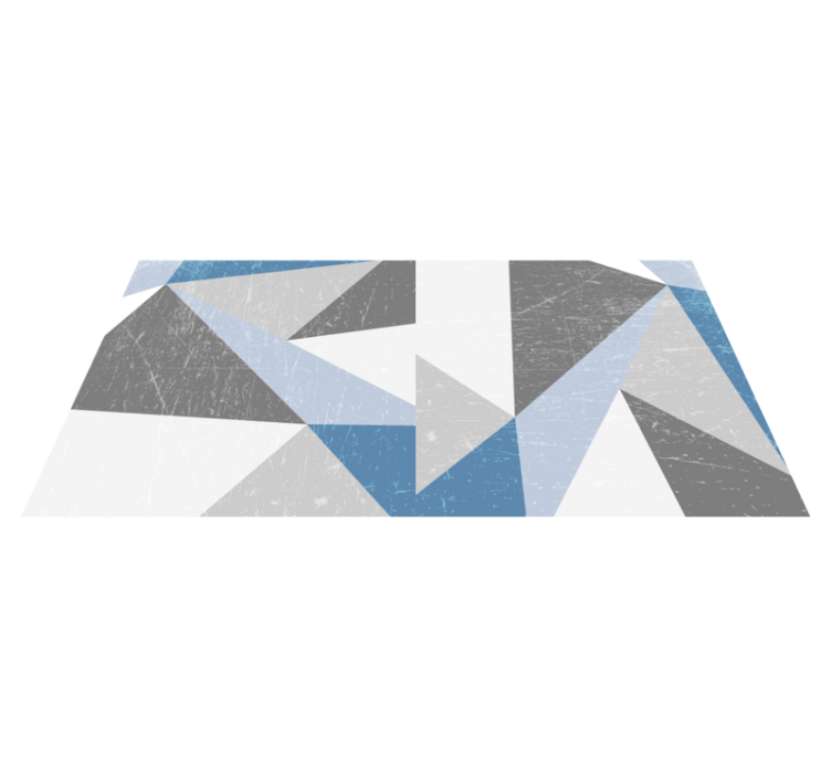 Geometric Marble Pattern Rug - TenStickers