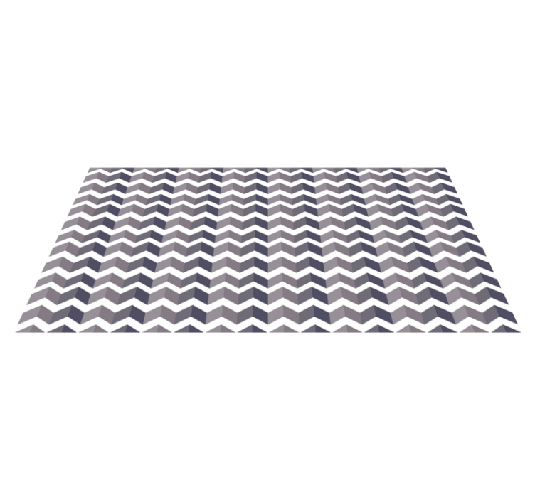 Chevron Pattern Elegance geometric rug - TenStickers