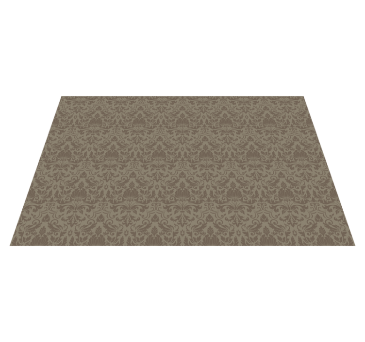 Elegant baroque pattern Vintage style rug - TenStickers